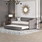 Drveni krevet/sećija 90x200, beige - - Image 9