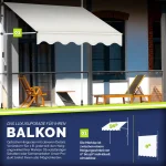 Balkonska tenda 300 cm, bež -