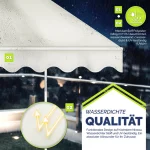 Balkonska tenda 400 cm, bež - - Image 2