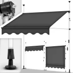 Balkonska tenda 250 cm, crna - - Image 3