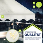 Balkonska tenda klizna 150 cm, bež - - Image 2