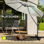 Suncobran alu, 300 cm, bež - - Image 6