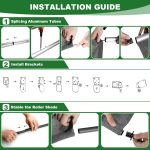 Vertikalna tenda 2.4x2.4 m, siva - - Image 2