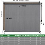 Vertikalna tenda 1.6x2.4 m, siva - - Image 6