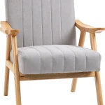 Tapacirana fotelja sa naslonima za ruke