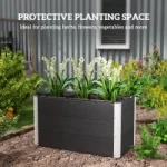 Outsunny podignuta vrtna gredica 90x60x60cm - Image 2