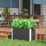 Outsunny podignuta vrtna gredica 90x60x60cm - Image 3