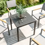 Vrtni trpezarijski sto za 4 osobe 73D x 73Š x 72V cm