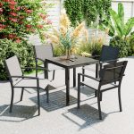 Vrtni trpezarijski sto za 4 osobe 73D x 73Š x 72V cm - Image 2