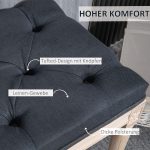 Vintage klupa za krevet, tapacirana klupa - Image 3