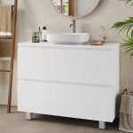 Kupatilski ormarić za lavabo, 60 cm, bijeli -