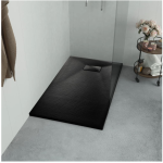 Podloga za tuš SMC crna 100 x 70 cm