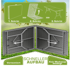 Vrtni stol 180 x 75 cm Sklopivi - Image 4