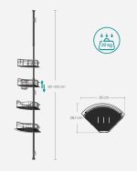 Polica za tuširanje s podesivom visinom - Image 6