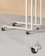 Noćni pomoćni stolić bijele boje - Image 6