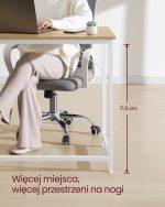 Radni sto, mali kompjuterski sto 80 x 50 x 76 cm - Image 3