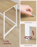 Radni sto, mali kompjuterski sto 80 x 50 x 76 cm - Image 5