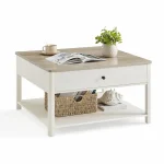 Klub stolić s 2 velike ladice - Image 3