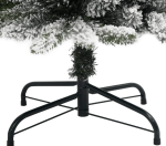 Umjetno božićno drvce Tanko sa snijegom 150 cm PVC - Image 6
