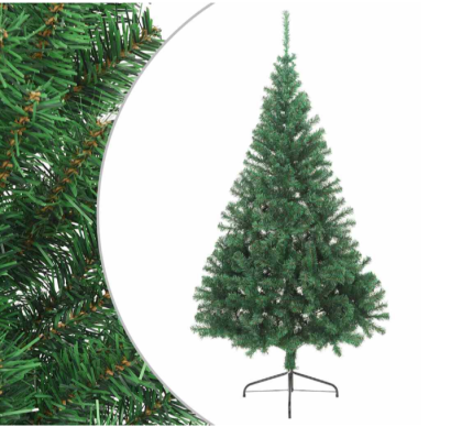 Umjetna polovica božićnog drvca s postoljem zelena 18
