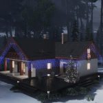 Umjetno osvijetljeno božićno drvce sa stalkom zeleno - Image 2