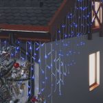 Umjetno osvijetljeno božićno drvce sa stalkom zeleno - Image 4