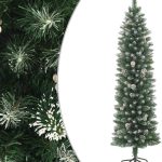 Umjetna tanka božićna jelka sa postoljem 150 cm