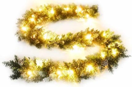 LED božićno drvce na stupu zastave 1534 LED toplo bij