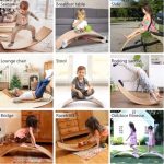 Dječija drvena balans daska - - Image 5