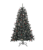 Umjetno božićno drvce s postoljem zeleno 150cm - Image 2