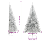 Božićno drvce Srebrno 210cm - Image 7