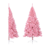 Umjetno božićno drvce s postoljem, ružičasto, 180 c - Image 3