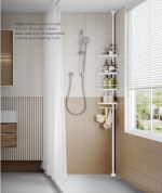 SONGMICS Kutna polica za tuš - Image 3