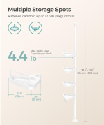 SONGMICS Kutna polica za tuš - Image 5