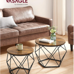 VASAGLE Klub stolići, set od 2  stolića