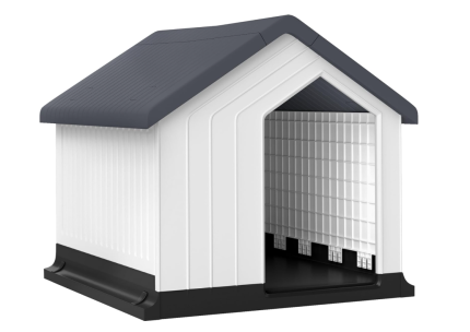 PawHut vanjska kućica za pse, plastična kućica za ps