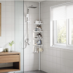 SONGMICS Polica za kupaonicu 85-305 cm
