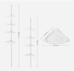 SONGMICS Polica za kupaonicu 85-305 cm - Image 4