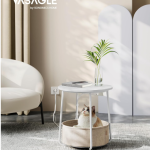 VASAGLE Klub stolić s utičnicom