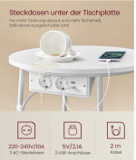 VASAGLE Klub stolić s utičnicom - Image 3