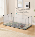 Ograda za kućne ljubimce 145 x 73 x 57 cm,