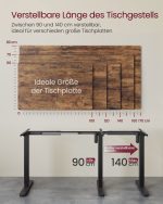 Električni radni sto sa podesivom visinom bez ploče stola - Image 3