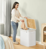 Košara za rublje s poklopcem, 2 odjeljka, 120 litara