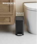 Kanta za smeće za kupaonicu od 5 litara s poklopcem - Image 2