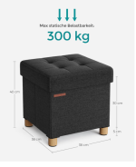 Tabure 38 x 38 x 40 cm - Image 4