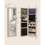 Viseći ormarić za nakit - boja hrasta - Image 7