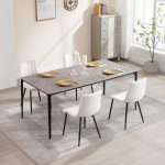 Trpezarijske stolice set od 4 za kuhinju, dnevni boravak - Image 2