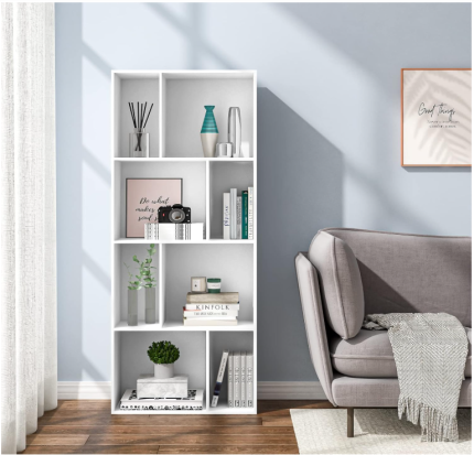 Polica s 8 otvorenih odjeljaka 60x143,5x29 cm