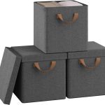 Set od 3 kutije za odlaganje od tkanine 27x27x27cm