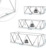 Set od 3 zidne viseće police - Image 5